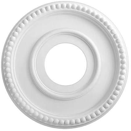 Rosace De Plafond | Rosaces Pour Plafonnier Luminaire,Base Décorative pour Moulure Lustre Plafonnier Chambre Mur Maison Cette rosace de plafond assure un positionnement idéal des luminaires avec son d