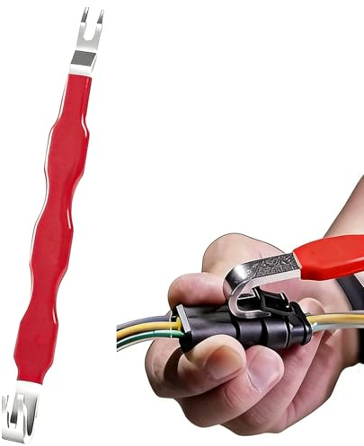 Mzzdk Elektrischer Kfz Stecker Abzieher Entferner Werkzeug, Steckverbinder-Trennwerkzeuge, Werkzeug zum Entfernen von Elektrischen Kfz-Anschlussklemmen, für Kabelbaum-Entriegelung, Autoreparaturen