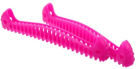 TOGEVAL 2 Pièces Protections Lames Patins Glace Élastiques Réglables Housse Protectrice Extensible pour Patinage Artistique et Hockey Accessoires Patins Glace pour Garçon Fille et Adultes