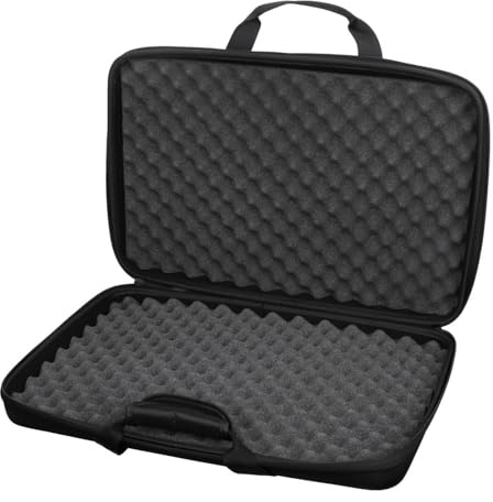 Zambuph Custodia per attrezzatura DJ, borsa da trasporto resistente e impermeabile, custodia rigida in EVA per proteggere i controller DJ durante tour e concerti, rigida in EVA per controller, spugna