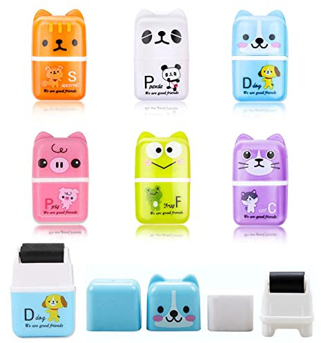 Brateuanoii 6 Stücke Nette R-adiergummi, Süße R-adiergummi, Radiergummi Kinder, Cartoon Tier Radiergummi, für Schule, Heimgebrauch und Bürogebrauch
