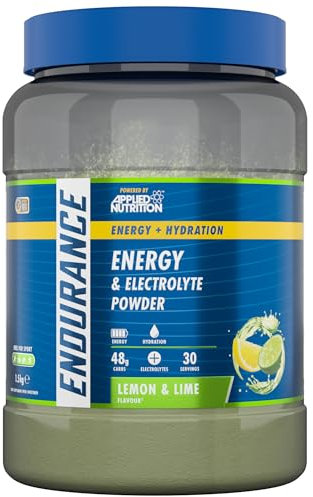 Endurance Energy Drink Powder High in Carbohydrates and Electrolytes Quick Energy for Performance Sports (1.5kg - 30 Servings) (Lemon & Lime)