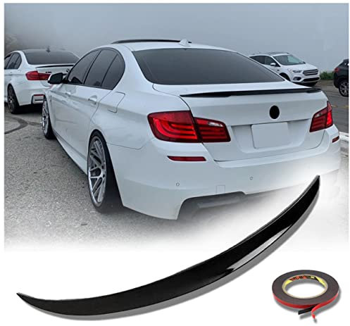 Kofferraumspoiler passend für BMW 5er F10 2010-2016 520i 528i 530i 535i 550i Heckspoiler Kofferraumspoiler schwarz glänzend