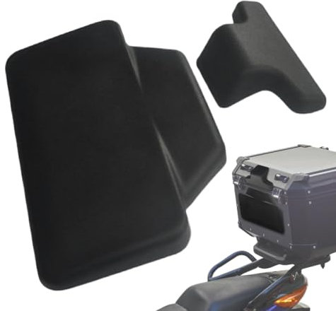 Acunny Sitzpolster für Motorrad-Beifahrer, Rücksitz für Motorrad, Rückenpolster für Motorrad – atmungsaktives Motorradsitzkissen, bequemes Motorrad-Rücksitz