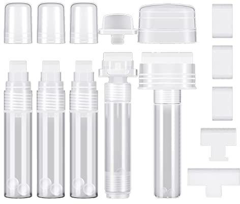 TOBEOME 5Er-Pack Graffiti-Marker, NachfüLlbare Lackmarker, Lackstift für mit 5 Ersatzspitzen (50 Mm, 30 Mm, 15 Mm)