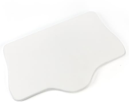 Restnature Cuscino cervicale Supporto in schiuma regolabile per il supporto del sonno, bianco