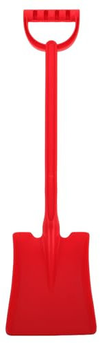 KONTONTY Kinderspielzeug Schneeschaufel Strandschaufeln Aus Metall Sandkastenspielzeug Für Spielzeugschaufel Tragbare Schaufel Strandgräber Strandspaten Für Rot Plastik