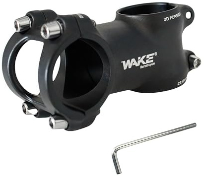 TRKIMAL 31.8 - Potencia de manillar de bicicleta de 35 mm/45 mm/60 mm/70 mm/80 mm/90 mm/100 mm, 7 grados de manillar para bicicleta de carretera, bicicleta de montaña, MTB, BMX, ciclismo, bicicleta