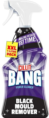 Cillit Bang 1000ml Black Mould Remover, Single Pack, Removes Mould, Mildew & Dirt
