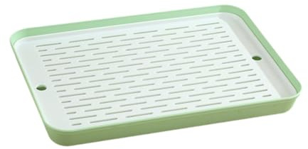 Colcolo Arenero de Esquina para Conejos, fácil de Limpiar, para Mascotas, Ideal para Animales pequeños como Chinchillas, Verde, L