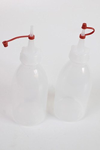 2 x Enghalsflasche Laborflasche 250 ml + Deckel Flasche Spritzflasche aus PE-LD