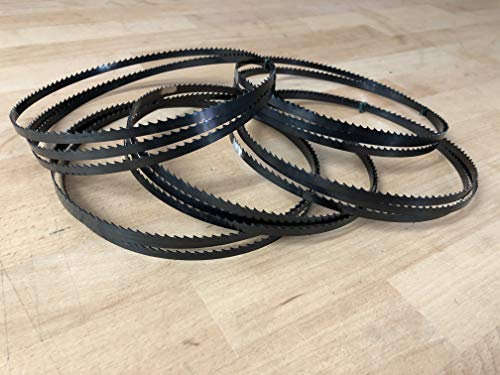 Uddeholm Schwdenstahl Lot de 5 lames de scie à ruban 1430 mm x 6 mm x 0,65 mm 6 dents en Acier suédois pour Bois, Plastique, Métal