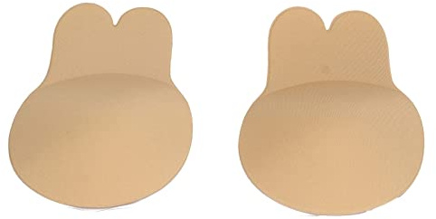 Rabbit Ear Adhesive BH, Push Up Strapless Nipple Covers för Kvinnor (Hudfärg)