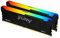 Kingston FURY Beast RGB 16GB 3200MT/s DDR4 CL16 DIMM (Kit of 2) Computer Memory KF432C16BB2AK2/16