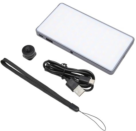 LED-Fotografieleuchte, RGB-Videoleuchte 2500-9900K 1000LM für Fotobeleuchtung