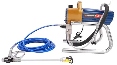 ROMYIX 1500W Airless Paint Sprayer for Home Exterior & House Interior DIY Painting Projects, Stand Paint Sprayer