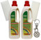 ILODA® 2x 1Liter Gallseife zur Fleckentfernung von Fett, Obst, Wein, Blut, Ei und Tinte. Seife gegen Flecken + 2x ILODA Schmutzradierer + 1x ILODA Einkaufswagenchip