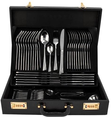KARL HAUSMANN Set Couverts de Table Inox pour 12 Personnes 72 Pièces - Couvert de Table - Menagere 72 Pieces - Service Couvert 12 Personnes - Lot Couvert de Table - Silverware - Cutlery set