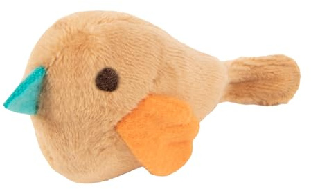 SmartyKat Chickadee Chirp Electronic Sound Cat Toy, Contains Catnip, Battery Powered - Light Brown, One Size