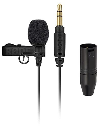 Rode Microphones Lavalier Go Micrófono Portátil Profesional, Negro + Vxlr Cable XLR A Jack, Color Negro
