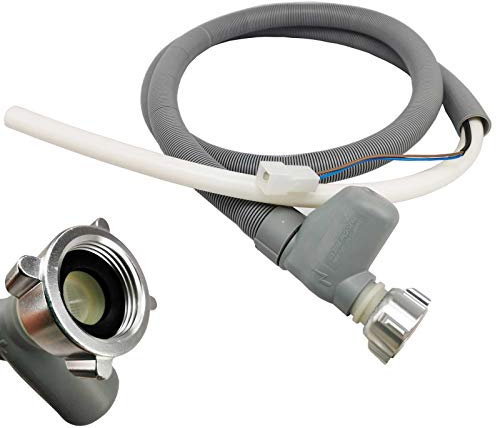 Tuyau d'entrée de sécurité, tuyau universel de remplacement du connecteur Aquastop 3/4 po pour Ariston Bosch Hotpoint LG Siemens Whirlpool C00372679 668113 299756 Machine à laver et lave-vaisselle 2M