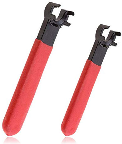 Mesee 2 Pieces Collet Chuck Wrench Spanner, ER16 ER20 M Type Collet Chuck Wrench CNC Milling Machine Lathe Chuck Holder Tools for Clamping ER16M / ER20M Nut and Screw