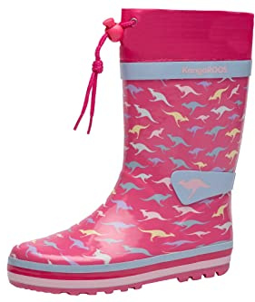 KangaROOS Mädchen K-summerrain Gummistiefel, Pink, 33 EU
