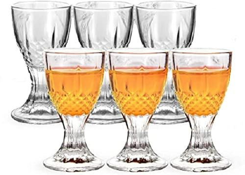 Copa de vino, Copa de vino, Copa de vino blanco, Copa de cristal (Mini copa alta (15 ML))