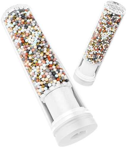 Magichome 25 Stufen Duschfilter for Magichome Duschkopf 2 Pack Duschkopf Filter für Kalkhaltiges Wasser Wasserfilter Dusche zur Entfernung von Chlor