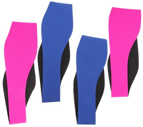 IMIKEYA Fascia per Orecchie da Nuoto Fascia Elastica Sportiva 4 Pezzi in Neoprene Mantiene la Fronte Asciutta per Adulti e Ragazzo Ragazza per Yoga e Sport Acquatici