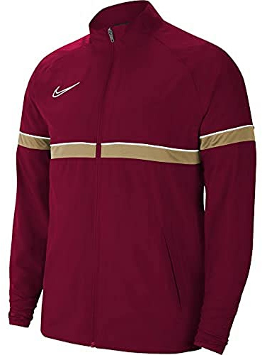 Veste de Football de Survêtement Tissée pour Grand Enfants, Taille XL, Rouge Universitaire/Blanc/Gym Rouge/Blanc