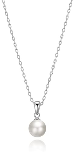 Philip Jones Sterling Silver White Shell Pearl Necklace