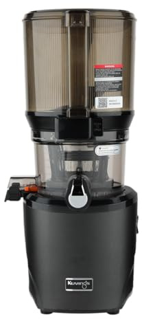 Kuvings Slow Juicer AUTO10S Premium – Spremiagrumi frutta e verdura Vincitore del test 3 l, facile da pulire, senza BPA, extra silenzioso, 200 W, L 15 anni di garanzia (nero opaco)