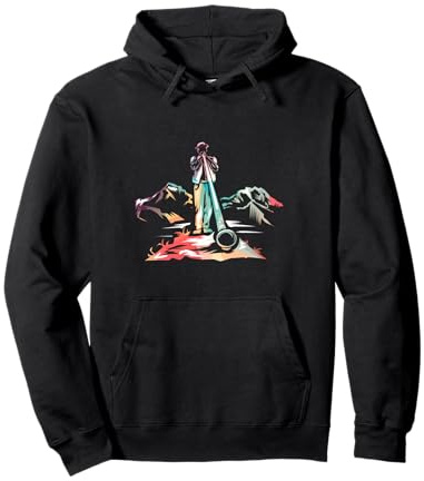 Coucher De Soleil Alpin Cor des Alpes Design Alphorn Sweat à Capuche