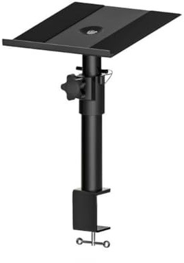 NONDK För Studio-Monitorer Clamp Mount Högtalarställ Justerbar Höjd Skrivbordsplattform för Datorhögtalare Grade