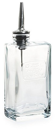 Bormioli Luigi Optima Vinaigrier avec bouchon, 7 x 5 x 19 cm