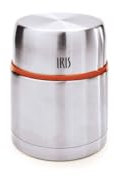 IRIS BARCELONA - Termo Comida Lunch Box, Fiambrera Térmica de Acero Inox para Alimentos Sólidos Calientes y Fríos, Conserva Temperatura hasta 9 Horas, Doble Tapa con Válvula Descompresora 0,5 l