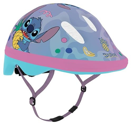 Stitch Junior Casque de vélo pour Enfant Taille XS 44-48 cm env. 1-2,5 Ans