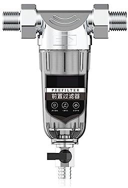 Filtres à osmose inverse, Filtre à eau de préfiltre de lavage à contre-courant de purificateur d'eau de 5000L/H, maille d'acier inoxydable de système de purificateur de préfiltre Central de 40um(NO RU