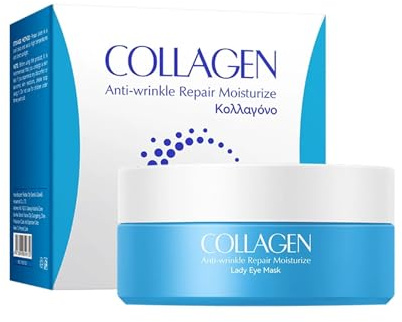 Mascarilla Para Los Ojos De Colágeno, Hidratación Profunda, Reduce Líneas Finas Y Arrugas, Firmeza De La Piel, Ilumina El Contorno De Ojos, Mejora Las Ojeras, Calmante Para Ojos Cansados