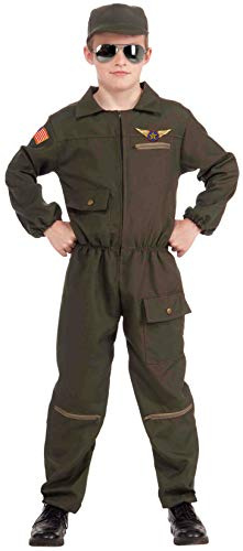 Forum Novelties unisex child Fighter Jet Pilot Costume, As Shown, Small US