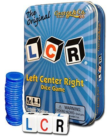 LCR Left Center Right Blue TIN