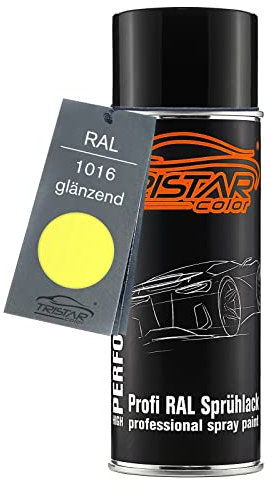 TRISTARcolor RAL 1016 Schwefelgelb Spraydose 400 ml glänzend schnelltrocknend