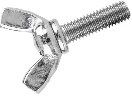 Confezione 5 pezzi Bulloni a vite a farfalla in acciaio inox 304 M5 304 Bulloni a farfalla per viti ad alette in 8 stili(M5*12mm)