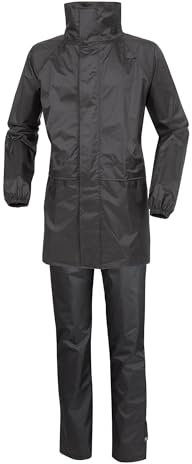 Tucano Urbano tuta antipioggia moto unisex Diluvio Start. Antipioggia donna compattabile. Kit antipioggia uomo. Set giacca e pantaloni impermeabile moto e scooter idrorepellente, antivento. Tg XS