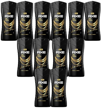 Axe 3-in-1 Duschgel & Shampoo Flaxe Limited Edition für Körper, Gesicht und Haar verleiht einen spektakulären Duft unter der Dusche 12x 250 ml
