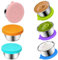 QUEXLAI 6 Stück Edelstahl-Dipschalen Set mit Deckel, 50ml Mini-Dosen für Saucen, Snacks & Gewürze, Luftdicht & Spülmaschinenfest, Salatdressingbehälter & Aufbewahrungsbox