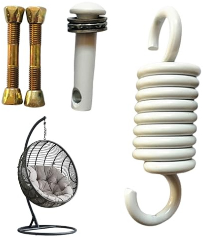 Duroecsain - Muelles de de terraza resistentes y resortes resistentes – Gancho de acero inoxidable sólido para bolsa de boxeo, hamaca, balancín y equipo exterior