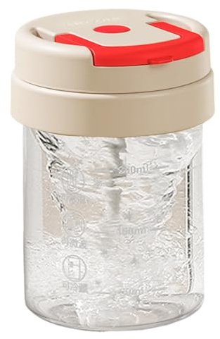 Tazza auto-mescolante, tazza da caffè con miscelazione automatica, tazza da caffè, portatile, 300 ml, miscelatore portatile resistente al calore con coperchio, bottiglia ad alta velocità per