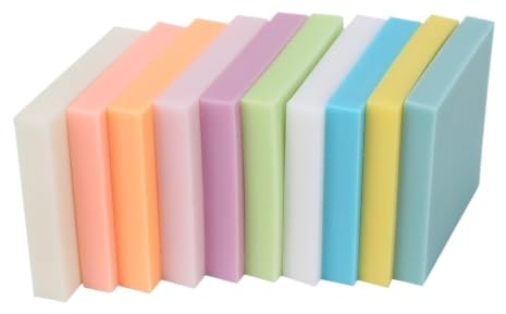 Mjuka stämpelblock för gravyr, Stämpel Carving Blocks 10st Multicolor mjukt gummi Square Kit for DIY nybörjare